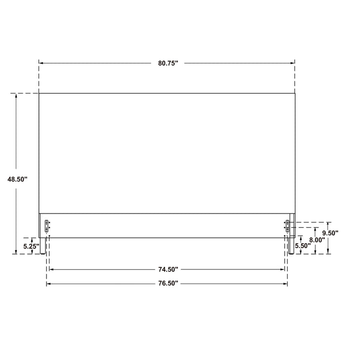 Zyla Eastern King Headboard