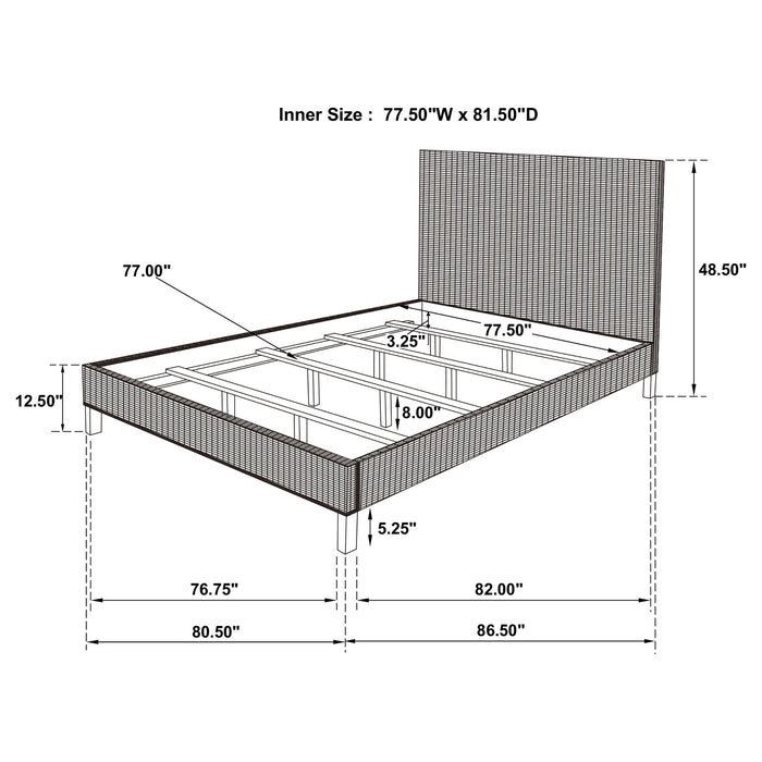 Zyla Eastern King Bed