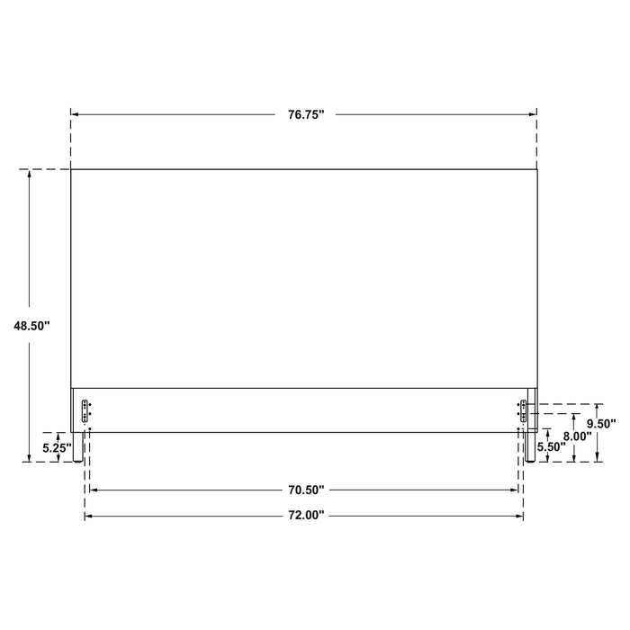 Zyla Eastern / California King Headboard