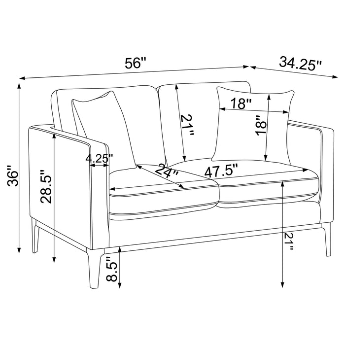 Apperson Stationary Loveseat