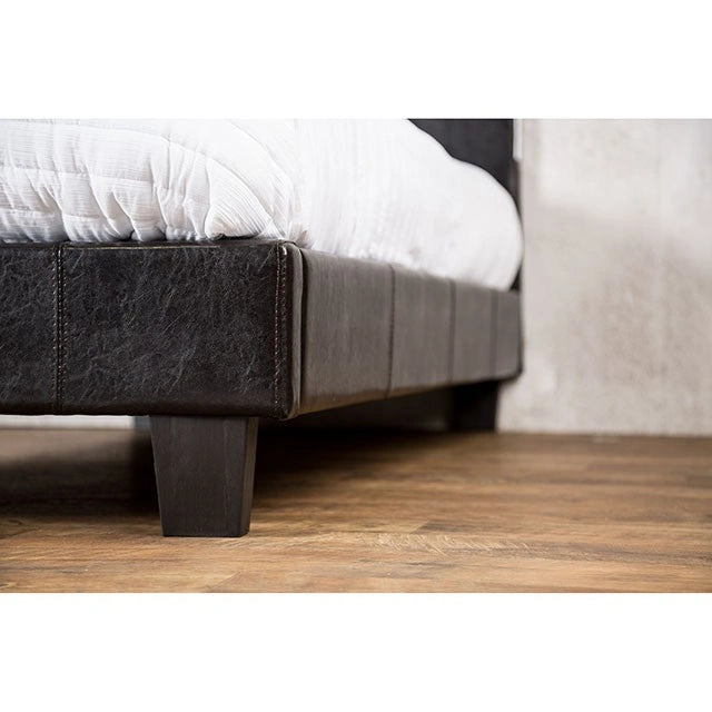 Evans Bed Espresso & Pink