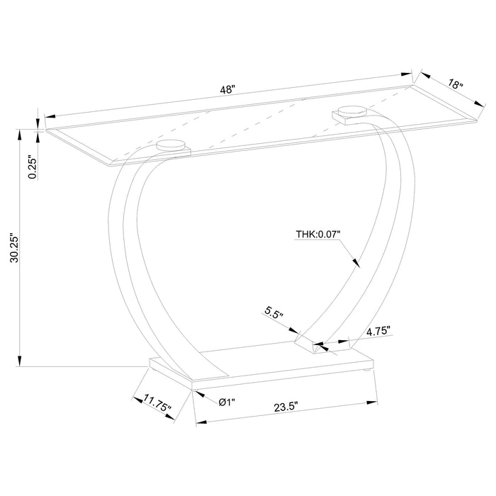 Pruitt Console Table