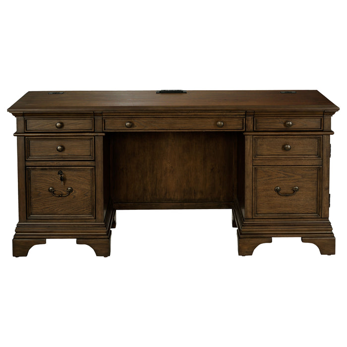 Hartshill Credenza Desk & Hutch