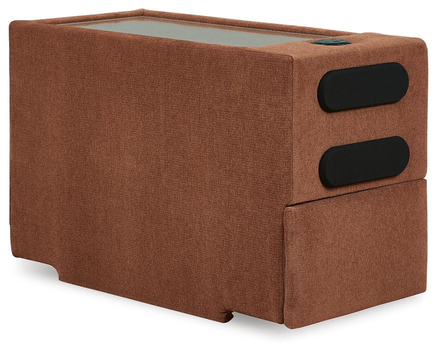 Modmax Balanced Sectional with Audio and Storage Consoles
