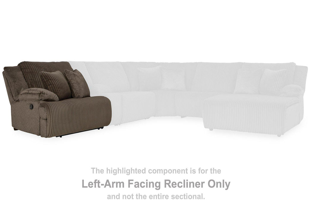 Top Tier Reclining Sectional Sofa with Chaise