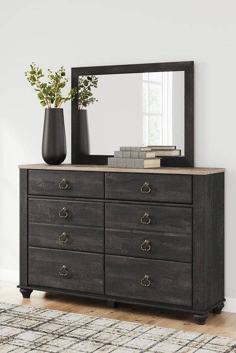 Nanforth Dresser and Mirror