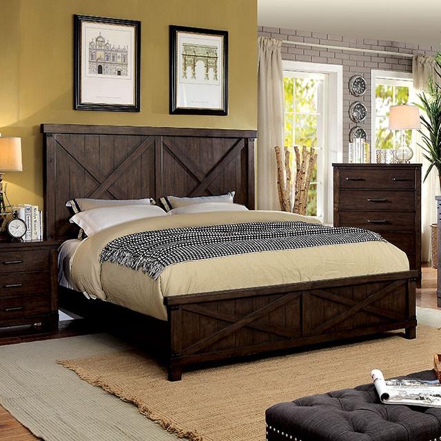 Bianca Cal.King & E.King Bed Brown