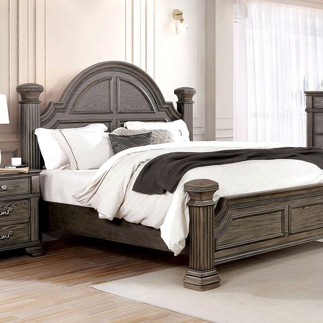 PAMPHILOS Cal.King Bed, Gray image