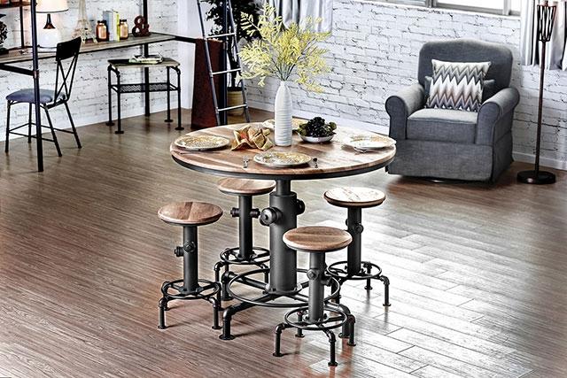 Foskey Antique Black Dining Table