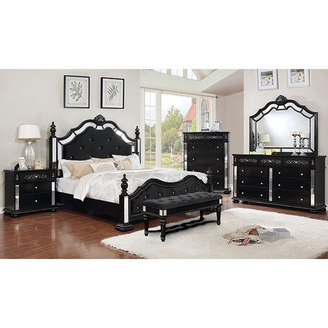 Azha Black Dresser