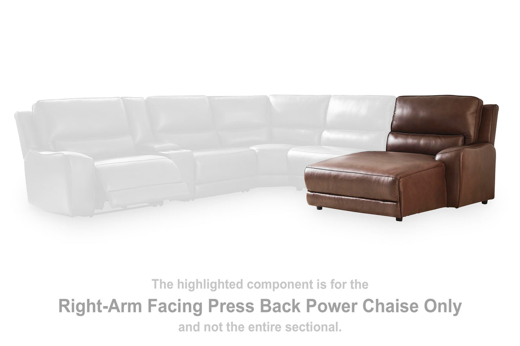 DeepWakes Power Reclining Sectional with Chaise