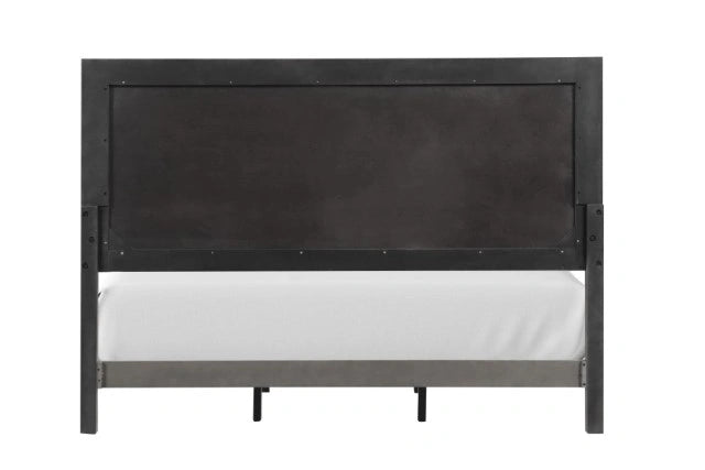 Crowthorne E.King & Queen Bed Grey & White