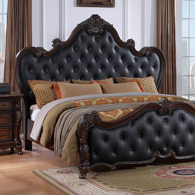 Ventresca Queen Bedroom Set White & Chrome