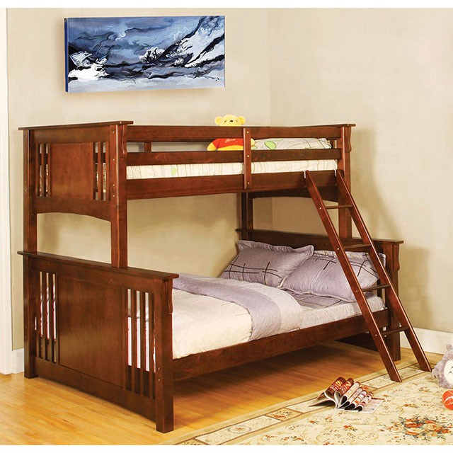 Spring Creek Oak Twin/Full Bunk Bed